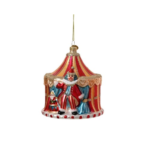 PENDENTE CIRCO VETRO H.11 CM.